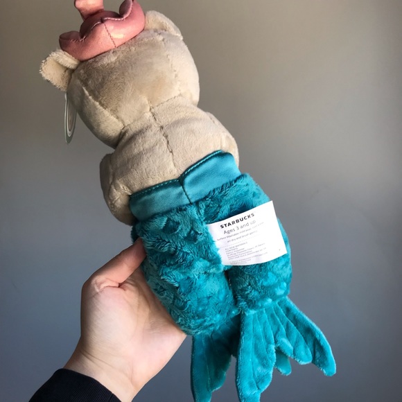 Starbucks Japan Mermaid Bearista Siren with pink shell 2022 Anniversary - Picture 2 of 7